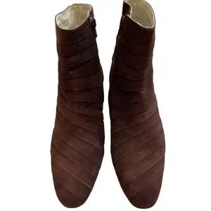 Alvarado Madrid | Shoes | New Rare Vintage Boho Brown Suede Ankle Boots ...